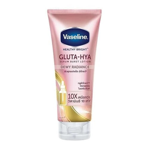 Vaseline - Gluta - HYA Serum Burst Lotion - DEWEY RADIANCE 330 ml  ( Pink )