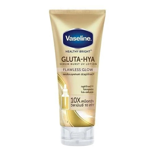 Vaseline - Gluta-HYA Serum Burst UV Lotion - FLAWLESS GLOW 330ml ( GOLD )