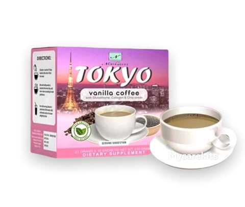 Tokyo Vanilla Coffee with Glutathione Collagen & Chia Seeds