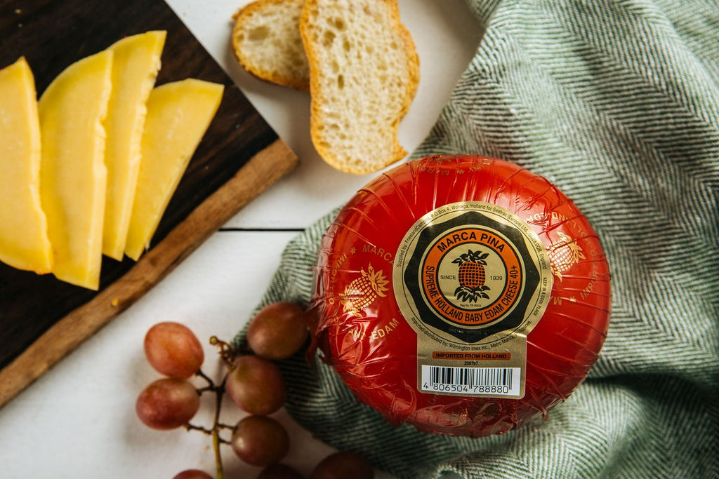 Marca Pina - Edam Cheese - Baby Cheese Ball - Aged - Queso De Bola - 1.75 LBS