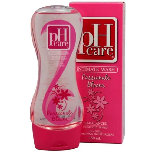 pH Care - Intimate Wash - Passionate Bloom (Pink) -  pH Balanced Clinically Tested with Dual Hydrating Moisturizers